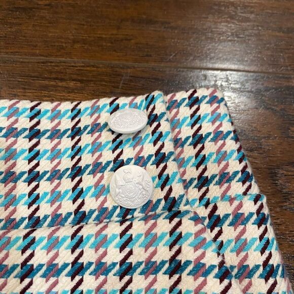 Veronica Beard Arezzo houndstooth lined skirt - Picture 8 of 10